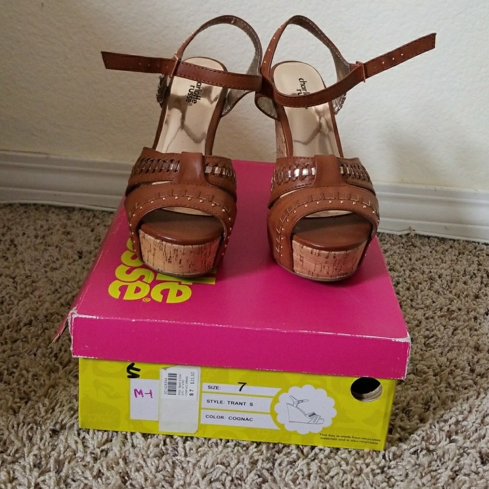 Lightly used brown wedges